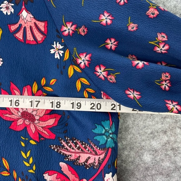 Ann Taylor LOFT Women’s Dress Size Small Wildflower Satin Shift Dress Colorful - Picture 8 of 12